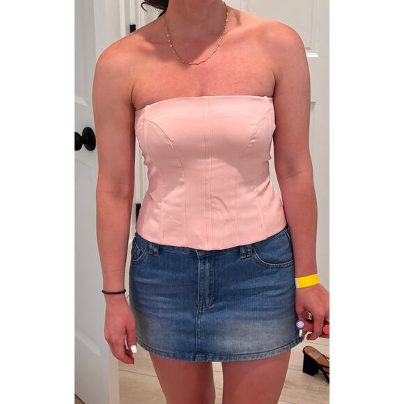 4th and Reckless Pink Tube Top - Picture 1 of 5